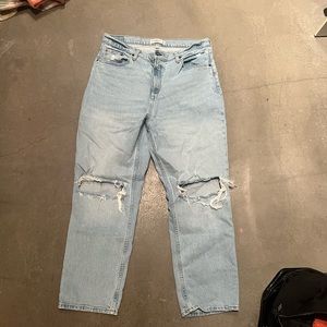 Abercrombie Ultra High Rise 90s Straight Jean Curve Love